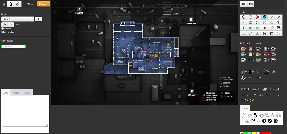 rainbow six siege tactical maps